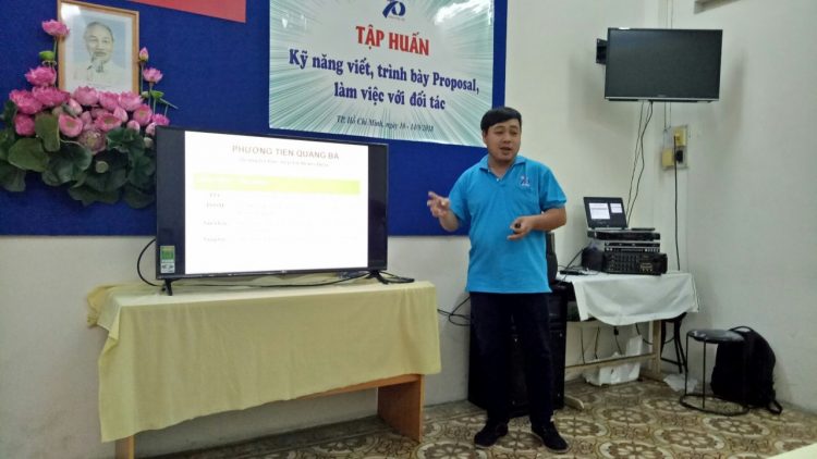 Hãng Phim Trẻ tổ chức tập huấn” Kỹ năng viết, trình bày Proposal, làm việc với đối tác”