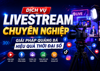 Dịch vụ Livestream chuyên nghiệp – Giải pháp quảng bá hiệu quả thời đại số